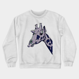 Funny Patterned Giraffe Crewneck Sweatshirt